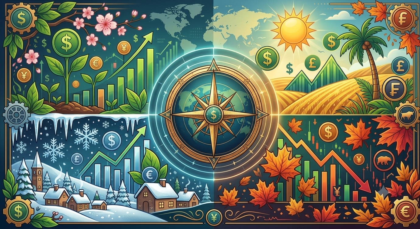 Forex Four Seasons Market Themes Banner